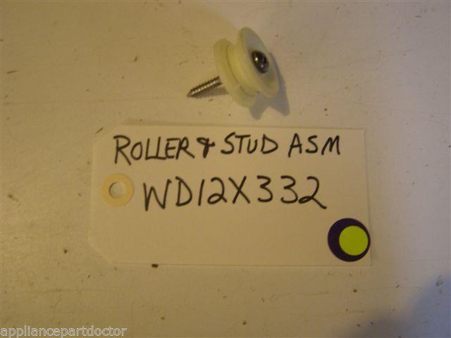 GE Dishwasher WD12X332 Roller & Stud used part GE Dishwasher WD12X332 Roller & Stud used part